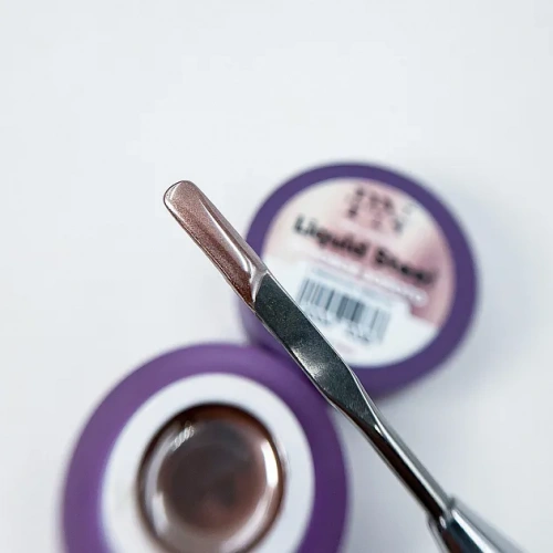 Patrisa Nail Гель-краска Liquid Steel розовое золото с зеркальным эффектом 5 г.