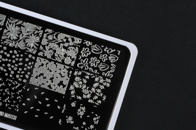 Go Stamp Пластина для стемпинга 184 Flowers and Match