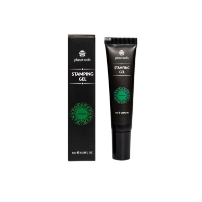 Гель-краска Planet Nails Stamping Gel зеленая, 8 мл. 11574