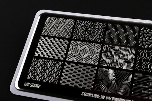 Go Stamp Пластина для стемпинга 079 Structure