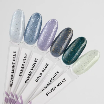 MoodNail Гель-лак Bit Silver Blue 10 г.