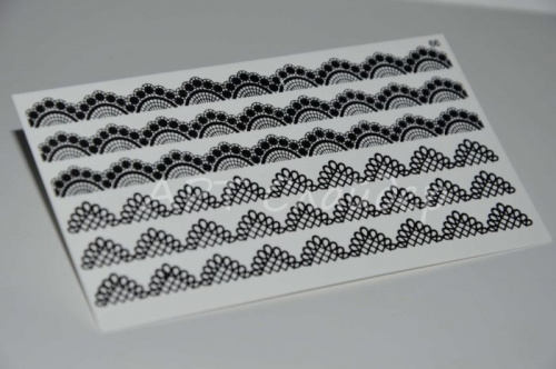 Слайдер дизайн фольгированный 66 черный