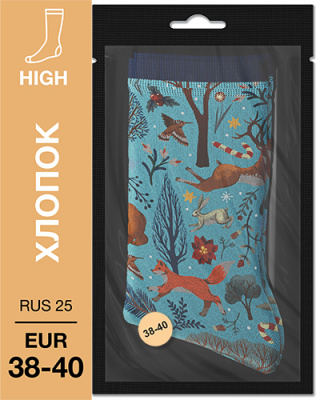 MILV Носки Хлопок 107 High N-06 RUS 25/EUR 38-40