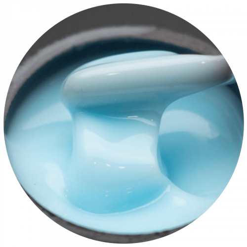 Опция Гель моделирующий самовыравнивающийся цветной Голубой 15 мл.