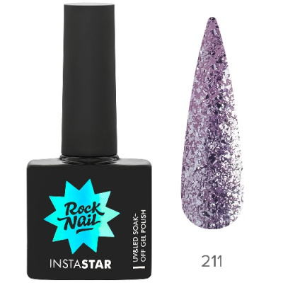 RockNail Гель-лак Insta Star 211 Ariana 10 мл.