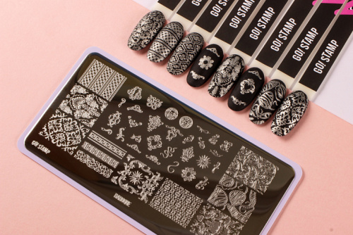 Go Stamp Пластина для стемпинга 027 Baroque