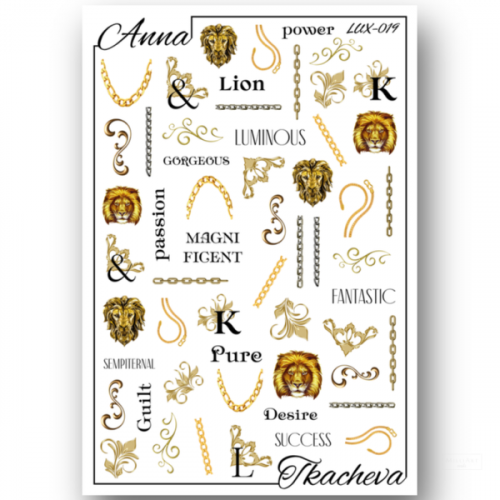 2D Слайдер-дизайн by Anna Tkacheva LUX-019