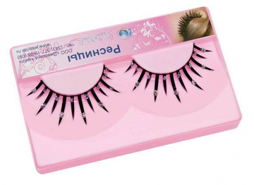 Ресницы накладные JessNail с блестками 517