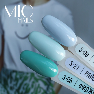MIO Nails Гель-лак Основная палитра S-21 Райская бухта 8 мл.
