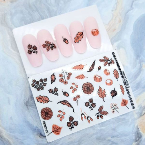 Самоклеящийся гладкий стикер для ногтей ST-CW007 Самоклеящийся гладкий стикер для ногтей ST-CW007