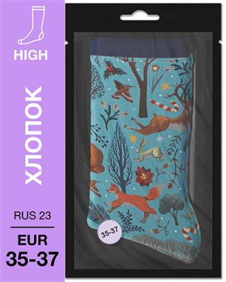 MILV Носки Хлопок 107 High N-06 RUS 23/EUR 35-37