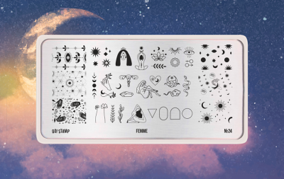 Go Stamp Пластина для стемпинга 024 Femme
