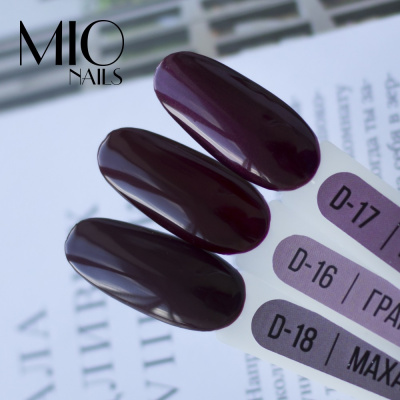 MIO Nails Гель-лак Основная палитра D-18 Махагон 8 мл.
