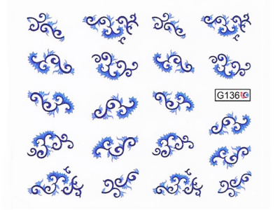 Nails Переводные картинки Y1BHG136