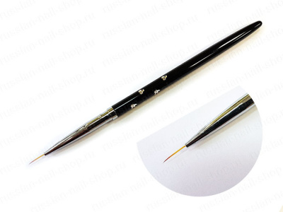 Кисть для дизайна ногтей TARTISO BLACK 2 KDB-2