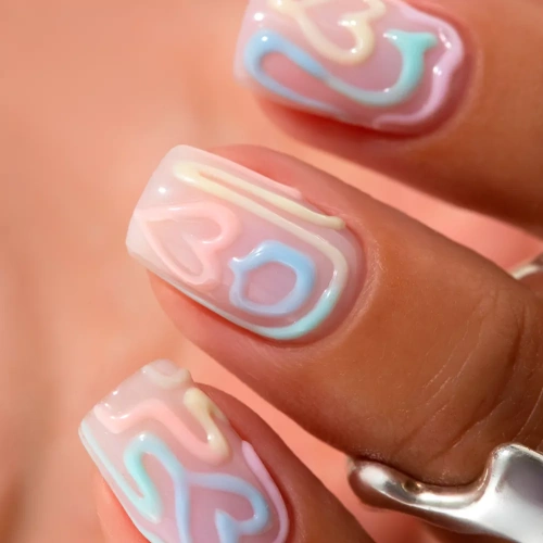MoodNail 3D Gel для объемного дизайна Green 15 г.