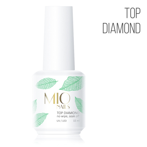 MIO Nails Топ глянцевый Diamond 15 мл.