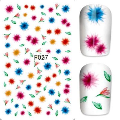 Наклейки Nail Sticker F027 NM-000 Наклейки Nail Sticker F027 NM-000