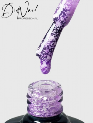 DidNail Professional Гель-лак с хлопьями Snow Queen 8 10 мл. DidNail Professional Гель-лак с хлопьями Snow Queen 8 10 мл.