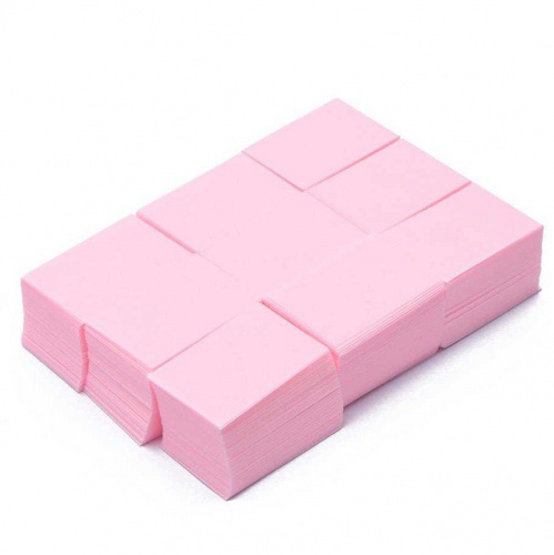 Nail Art Салфетки безворсовые твердые РОЗОВЫЕ 1000 шт./уп.