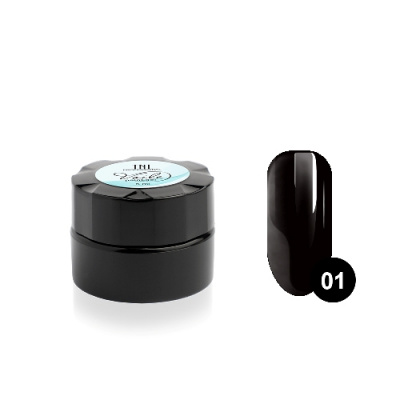 TNL Гель-краска для тонких линий Voile 01 паутинка черная 6 мл. 361557