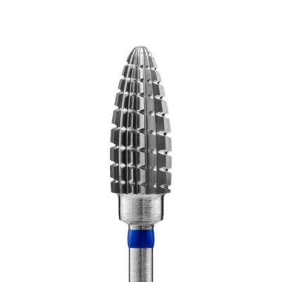 Тайфун, Твердосплавная фреза Катрин Пуля зауженная Средняя (Синяя) 13605