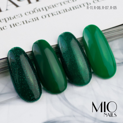 MIO Nails Гель-лак Основная палитра R-11 Малахитовая шкатулка 8 мл.