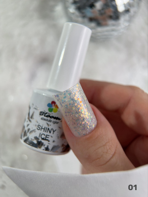 Bloom гель-лак Shiny ice 01 8 мл.