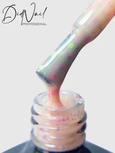 DidNail Professional Камуфлирующая база с поталью Hard Party Base 10 мл. HPB#14