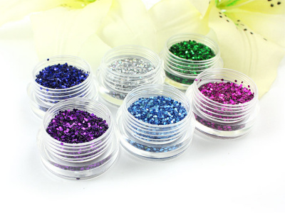 Глиттер Nails кругл.банка Y1BK62B3 1 мм. Сиреневый