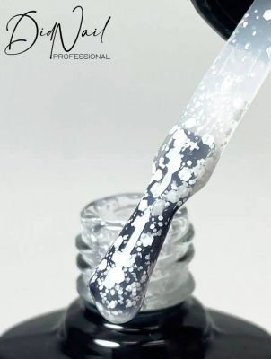 DidNail Professional Гель-лак с хлопьями Snow Queen 1 10 мл. DidNail Professional Гель-лак с хлопьями Snow Queen 1 10 мл.