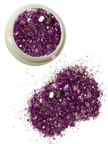 Дизайн Брокат ХАМЕЛЕОН BA07 сиреневый