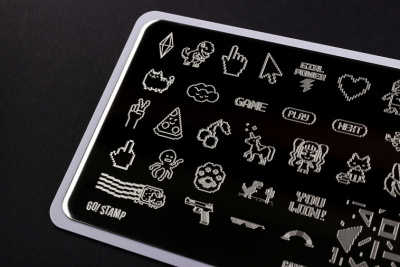 Go Stamp Пластина для стемпинга 103 Game Over