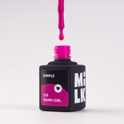 Milk Гель-лак Simple 118 Damn Girl 9 мл.
