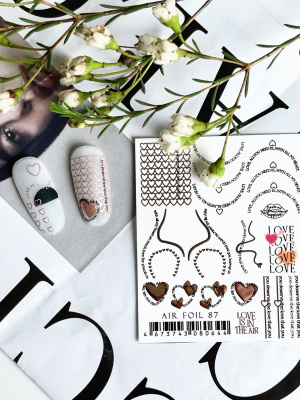 IBDI NAILS Слайдер дизайн AIR FOIL 087