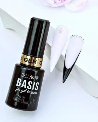 GELLAKTIK BASIS LATTE молочно-розовое базовое покрытие для гель-лака GBAL-12 12 мл.