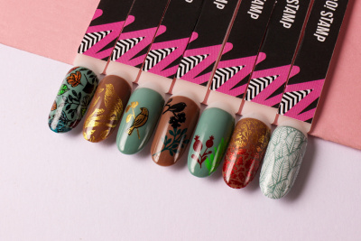 Go Stamp Пластина для стемпинга 017 Woods