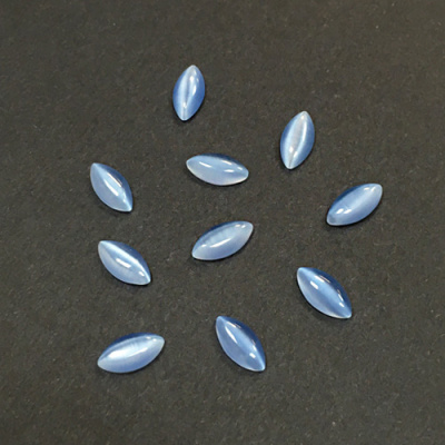 Камни кошачий глаз Y1CL317 (темно-голубой)