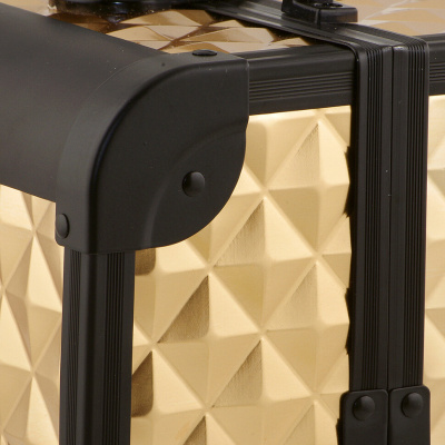 TARTISO Бьюти-кейс КУБ ЗОЛОТО с зеркалом 18,5x18,5x20,5 см. TARTISO Бьюти-кейс КУБ ЗОЛОТО с зеркалом 18,5x18,5x20,5 см.