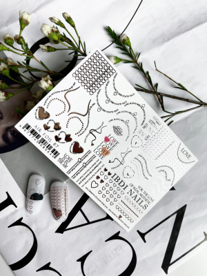 IBDI NAILS Слайдер дизайн AIR FOIL 087