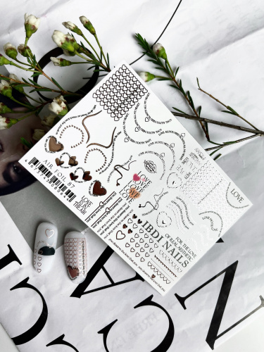 IBDI NAILS Слайдер дизайн AIR FOIL 087