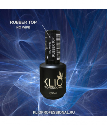 Klio Professional Каучуковый топ без липкого слоя 15 мл. Klio Professional Каучуковый топ без липкого слоя 15 мл.