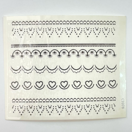 Nails Переводные картинки Y1BHC078