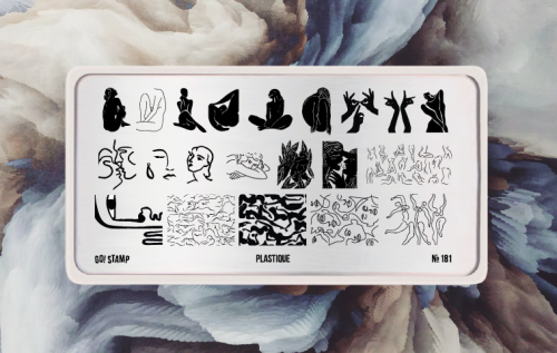 Go Stamp Пластина для стемпинга 181 Plastique