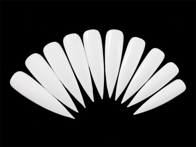 Типсы Justnail (Y1NJ30) Tapered белые 50 шт./пакет