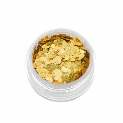 Шестигранники TNL Кошачий глаз 3 золото 10403