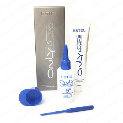 Краска для бровей и ресниц ESTEL ONLY looks (тон графит) 50 / 30 мл. Краска для бровей и ресниц ESTEL ONLY looks (тон графит) 50 / 30 мл.
