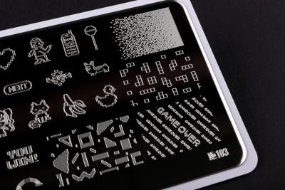 Go Stamp Пластина для стемпинга 103 Game Over