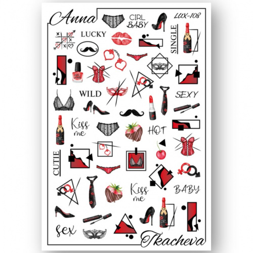 2D Слайдер-дизайн by Anna Tkacheva LUX-108