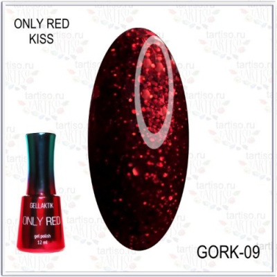 GELLAKTIK ONLY RED KISS гель-лак 12 мл. GORK-09 GELLAKTIK ONLY RED KISS гель-лак 12 мл. GORK-09